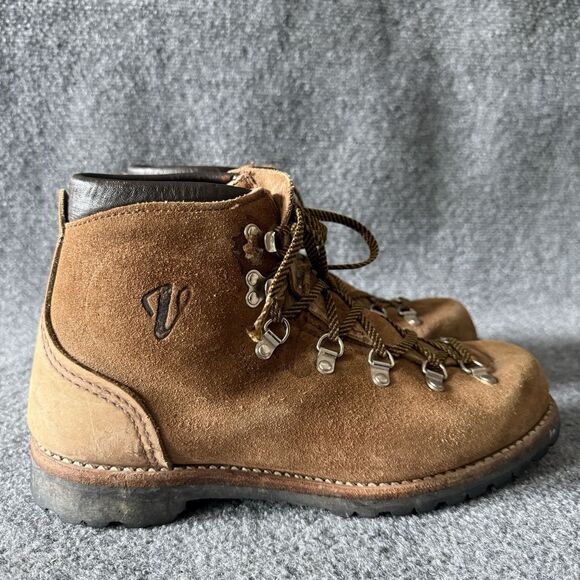 Vintage Vasque Suede Mountaineering Boots Mens 9N Vibram Alpine Waffle Stomper⁠ main image 11